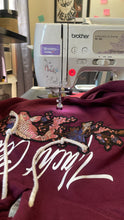 Load image into Gallery viewer, ¥CC “Koi Fish” Hoodie [Burgondy]
