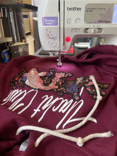 Load image into Gallery viewer, ¥CC “Koi Fish” Hoodie [Burgondy]
