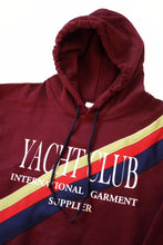 Load image into Gallery viewer, ¥CC Striped Hoodie [Burgundy]
