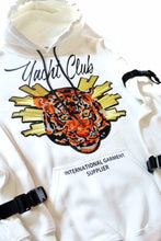 Load image into Gallery viewer, ¥CC &quot;Buckle Up&quot; Hoodie [White] 1 of 1
